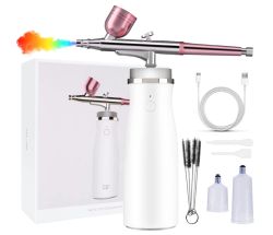 TLKZGO Airbrush-Set mit Kompressor und Handsprühgerät für 32,99€