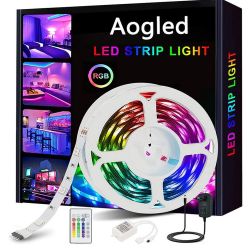 RGB LED Strip mit Netzteil und Fernbedienung für 8,99€ (statt 14,99€)