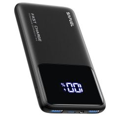 SAFUEL 10.500 mAh Powerbank mit PD 3.0 QC4.0 und LED Display für 11,99€ (statt 23,99€)