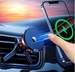 Magnet Smartphone Autohalterung mit Ladegerät für 14,39€ (statt 35,99€)