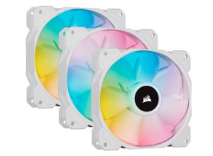 3er Pack Corsair iCUE SP120 RGB ELITE Performance 120mm-PWM-Lüfter mit iCUE Lighting Node CORE für 38,32€r 38