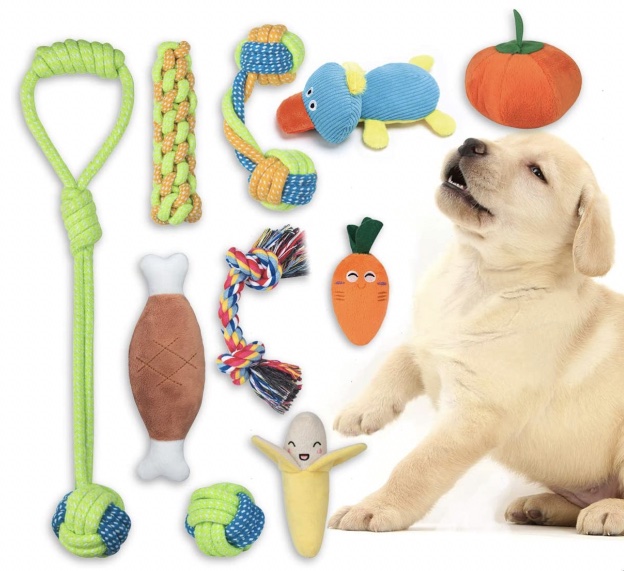 Hundeseilspielzeug im 10-Teiligen Set für nur 7,99€ bei Prime-Versand