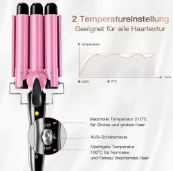 Lockenstab 3 Fässer für große Locken für nur 11,99€ (statt 22,99€)