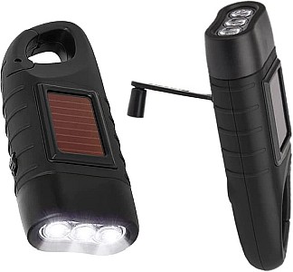 2er Pack CalmGeek Handkurbel LED-Taschenlampen für 16,99€