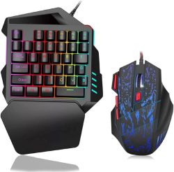 Vistreck Einhand-Gaming-Tastatur für 17,99€ (statt 29,99€)