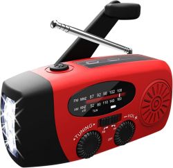 Radio mit Handkurbel und Taschenlampe für 20,90€ (statt 41,80€)