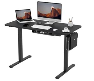 FLEXISPOT Basic Plus Elektrisch Höhenverstellbarer Schreibtisch mit Ladebuchsen für nur 239,99€