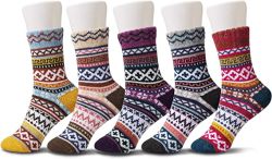 ICEIVY 5 Paar Damen Stricksocken (36-40) für 6,99€ (statt 9,99€)