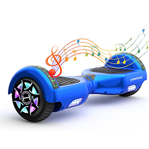 iHoverboard Kinder-Hoverboard (Vollgummireifen, LED, Bluetooth Lautsprecher) nur 109,90€