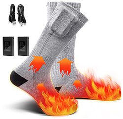 LETIHIMD beheizbare Socken (3500 mAh Akku 3 Temperaturstufen) für nur 14,99€ (statt 49,99€)