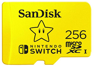 SanDisk microSDXC UHS-I Speicherkarte Nintendo Switch (256 GB, V30, U3, C10, A1, 100 MB/s Übertragung) für nur 24,99€