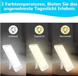 DOMUMLUX Tageslichtlampe 10000Lux für nur 8,99€ inkl. Prime-Versand