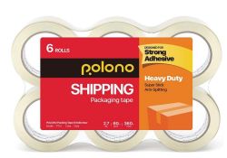 POLONO Paketklebeband 6 Rollen je 60m für nur 8,99€ (statt 17,99€)
