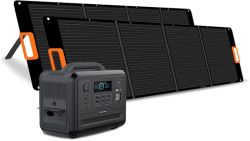 Nuevopacks  LiFePO4 Tragbare 1200W/960Wh Powerstation inkl. 2 Solarpanels für 1199€
