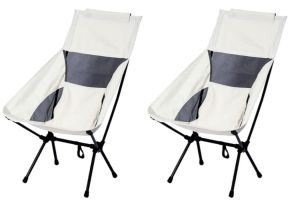 Perfekt für die Festivalsaison: Doppelpack TAIHOM Campingstühle mit hoher Rückenlehne für 48,99€