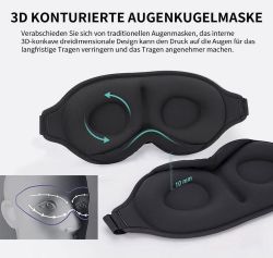 3D Schlafmaske für nur 4,99€ (statt 9,99€)