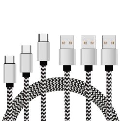 Tinwoo USB-A zu USB C Kabel 3er Pack für 4,49€ (statt 8,99€)