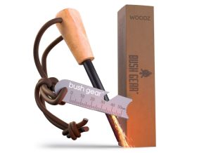 Blitzangebot: BUSHGEAR Woodz – Feuerstahl mit Handmade Griff – 8mm Dicke für 8,98€