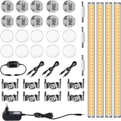 Lampop LED Schrank-Unterbauleuchten 4 Stück für 8,35€ (statt 20,89€)