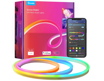 Govee Neon LED Strip 5m RGBIC Neon LED Streifen mit App-Steuerung für 77,99€
