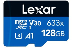 Lexar 633x 128GB Micro SD Karte + SD-Adapter (LMS0633128G-BNAAA) für 8,99€