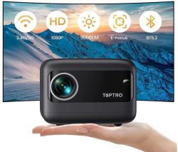 TOPTRO Full HD 1080P Mini Beamer mit 2,4G/5G WiFi und Bluetooth für nur 116,99€ (statt 179,99€)