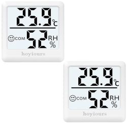 2er-Pack hoyiours Thermometer Hygrometer für innen für nur 4,49€ (statt 8,99€)