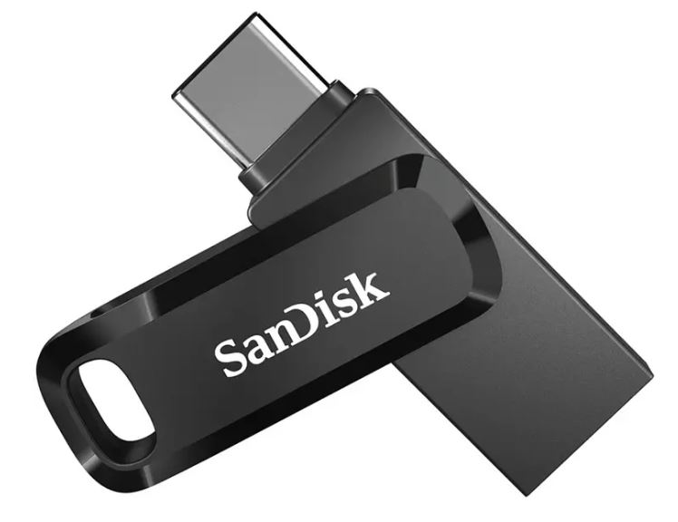 SANDISK Ultra 128 GB Dual Drive Go USB Stick mit USB C Anschluss für 13,90€