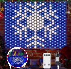 Fwiull 130x120cm LED Weihnachtsnetz für nur 8,99€ (statt 17,99€)