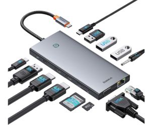 Baseus 13-in-1 USB-C Docking Station mit 100W PD für 58,99€