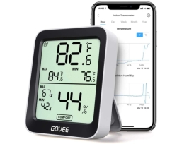 Govee H5075001DE Smart Thermometer/Hygrometer mit App für 13,99€