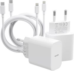 ZNBTCY 4er-Pack 20W USB-C iPhone Ladegeräte mit Ladekabel für 8,99€ (statt 14)