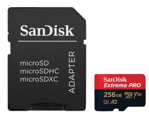 SanDisk SDSQXCD-256G-GN6MA 256 GB Extreme PRO microSDXC-Karte + SD-Adapter für 26,88€
