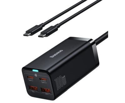 Baseus CCDK100UE Ladegerät 100W mit 2 x USB-C + 2 x USB-A für 49,99€