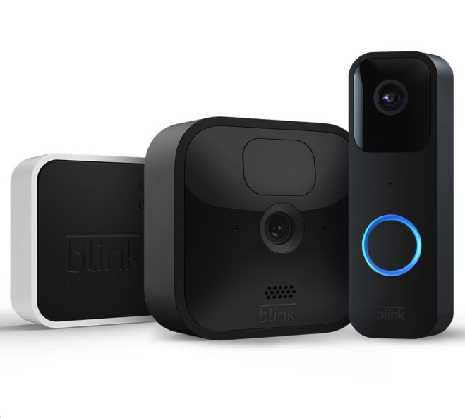 Blink Outdoor (HD-Sicherheitskamera) + Blink Video Doorbell (Türklingel mit Kamera) für 64,99€ (statt 92,98€)
