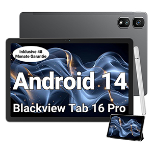 Blackview Tab 16 Pro Tablet (Android 14, 16GB + 256GB) für 157,99€ (statt 190€)