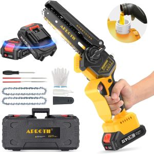 APROTII 6 Zoll Mini Akku Kettensäge für 38,99€ (statt 49,99€)