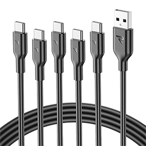 5er-Pack RAMPOW USB-C Kabel (1 m) für nur 4,62€ inkl. Prime-Versand