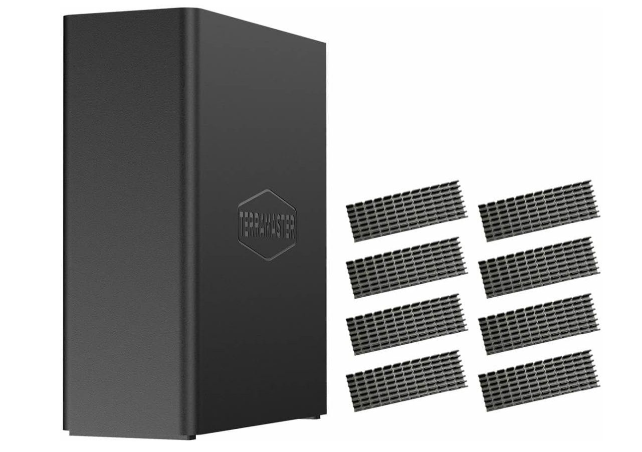 TERRAMASTER F8 8-Bay SSD NAS-Gehöuse mit N95 QuadCore CPU und 8GB Ram für 472,49€