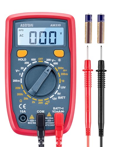 AstroAI Digital Multimeter mit großem LCD-Display AstroAI Digital Multimeter