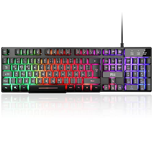 Rii Gaming Tastatur RGB für 13,49€