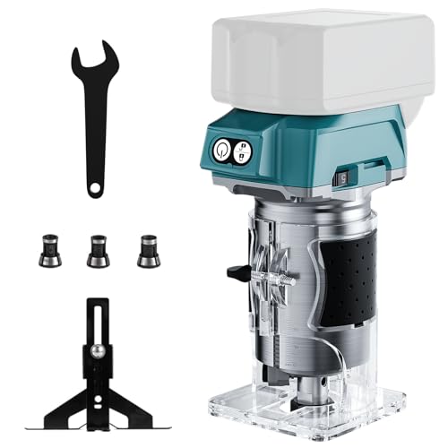 Nananuu 800W Akku Oberfräse nur 37,49€ bei Amazon (ohne Akku und Ladegerät – kompatibel mit  Makita 18V Akkus)