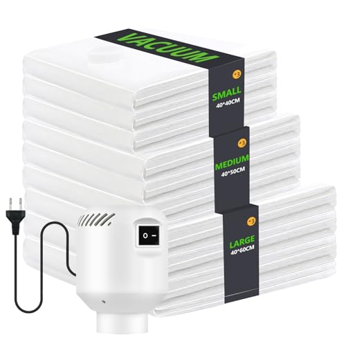 Vakuumbeutel Set mit Elektrischer Pumpe 9 Stück für 13,99€