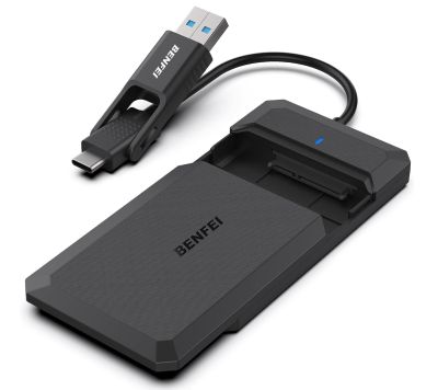 BENFEI externes 2,5″ Festplattengehäuse mit USB C und USB Typ-A für 8,99€