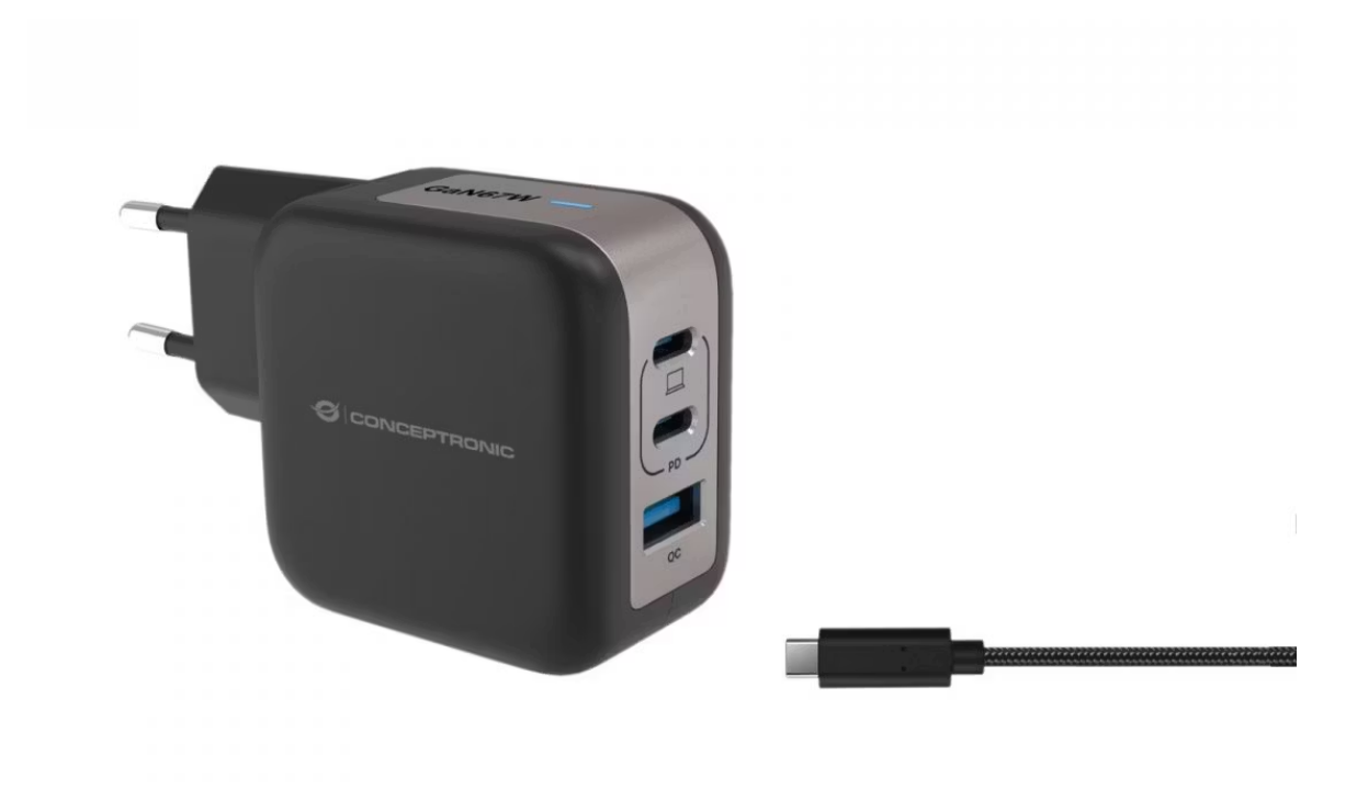 Doppelpack Conceptronic Althea 3-Port GaN USB-Schnellladegeräte für nur 40,90€
