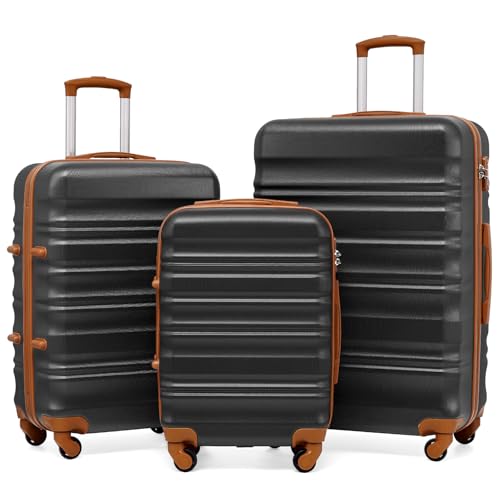 COOLIFE Hartschalen-Koffer Trolley Rollkoffer Reisekoffer COOLIFE Hartschalen-Koffer