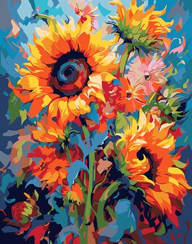 YMNLWZ Malen Nach Zahlen Set für Erwachsene YMNLWZ Malen Nach Zahlen Set