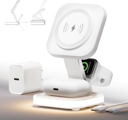 5 in 1 Mag-Safe Ladegerät mit 15W Wireless Charging Station 5 in 1 Mag-Safe Ladegerät