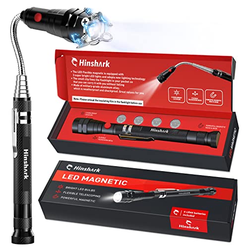 Hinshark Teleskopmagnet Werkzeug mit LED für 5,99€ bei Amazon
