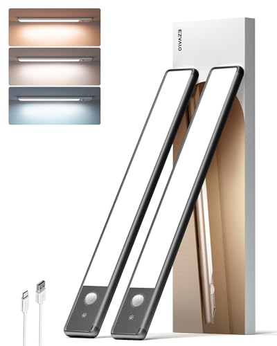 EZVALO LED Schrankbeleuchtung mit Bewegungssensor 2er Set für 12,99€